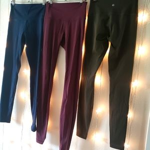 Dark Green Wunder Under full length high rise Size 4